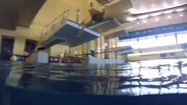 Прыжки в воду в бассейне РГУФК смотреть онлайн