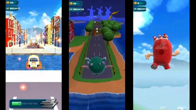 Oddbods Zee Vs Slick Vs Fuse | Oddbods Turbo Run | Droidzman Gameplay