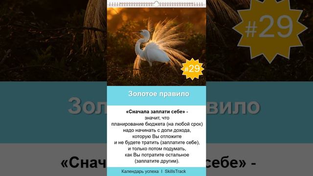 Календарь успеха #29 Сентябрь 2023. Золотое правило смотреть онлайн