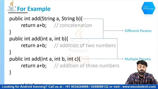 Method Overloading in Java with Examples | Android Java Tutorial смотреть онлайн