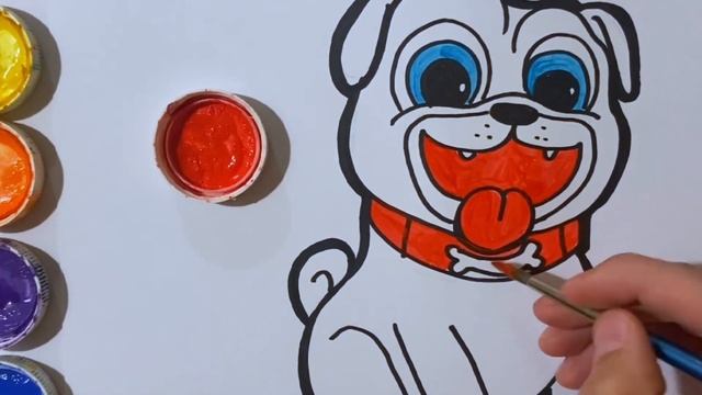 Coloring Puppy Dog Pals Characters: Step-by-Step Tutorial смотреть онлайн