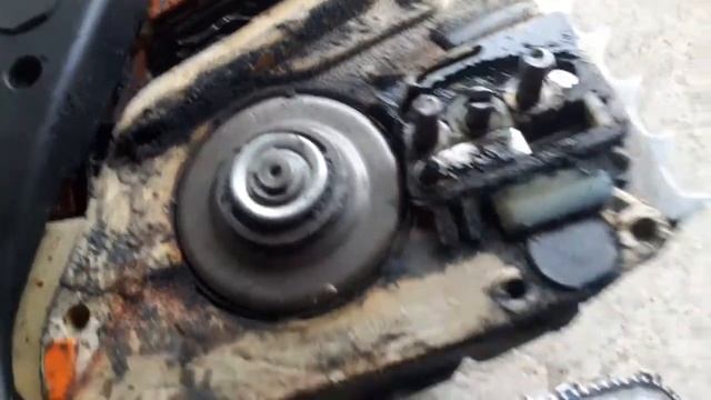 Установка и нятяжка цепи на stihl смотреть онлайн