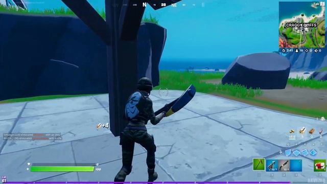 Consume both a Small Shield Potion and a Shield Fish - Fortnite смотреть онлайн