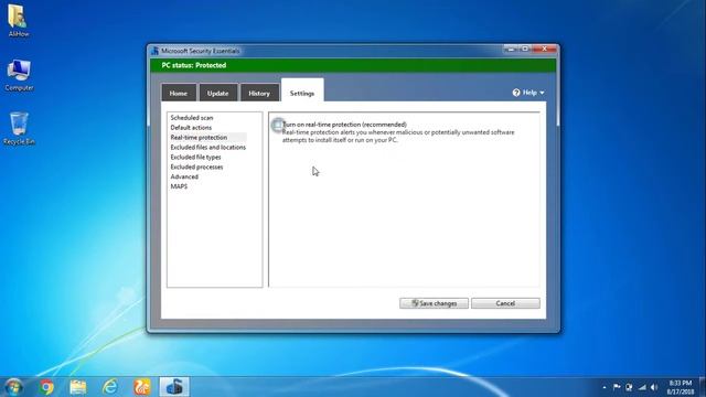 How to Turn Off Microsoft Security Essentials Antivirus in Windows 7 смотреть онлайн