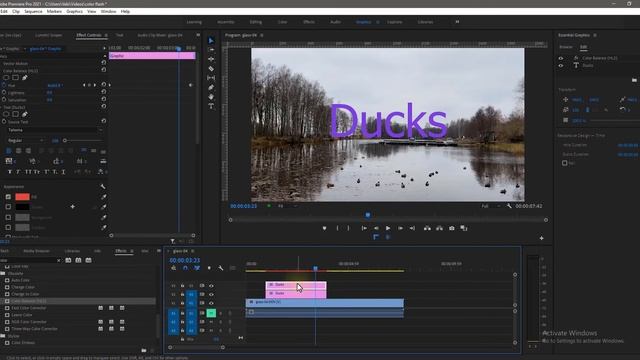 Эффект Мигания Цвета в Тексте и Видео в Premiere Pro смотреть онлайн