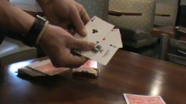 How to do the four aces trick where the ace of hearts and diamond switch places in plain view - eas смотреть онлайн
