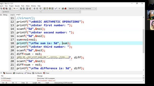 W3 - Variable and Data Types for Dev C++ смотреть онлайн