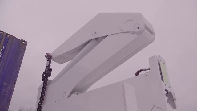 Саморазгружаемый полуприцеп-контейнеровоз от Meusburger Новтрак! смотреть онлайн