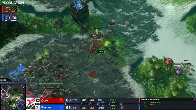 Reynor VS Dark IEM Katowice 2024 Group Stage ZvZ polski komentarz смотреть онлайн
