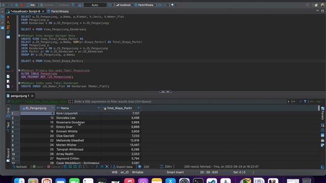 PENGGUNAAN QUERY VIEW, PRIMARY, INDEX MYSQL смотреть онлайн