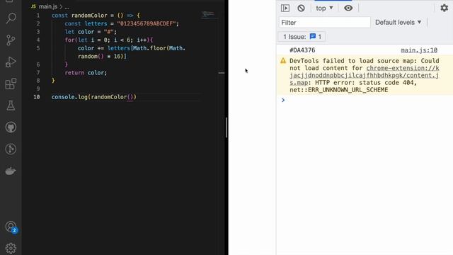 Two ways to generate random color in #JavaScript смотреть онлайн