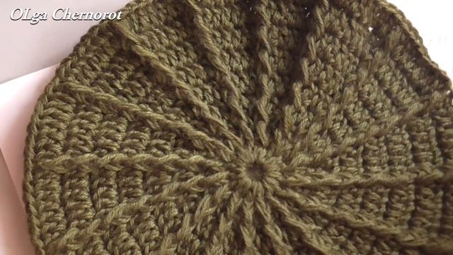 Как рассчитать донышко для вязаной шапки. Вязание крючком смотреть онлайн