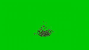 Land Sliding Earthquake Effect Green Screen Video