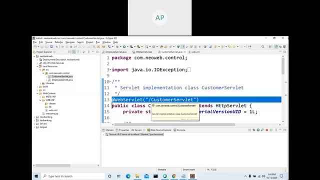 java web development part 3 call servlet from jsp смотреть онлайн