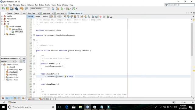 HOW TO SHOW DATE AND TIME ON A JLABEL IN JAVA | NETBEANS TUTORIAL смотреть онлайн