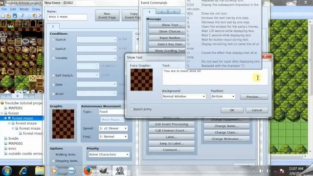 RPG Maker VX Ace horror game tutorial 3 - Maze and cutsecene смотреть онлайн