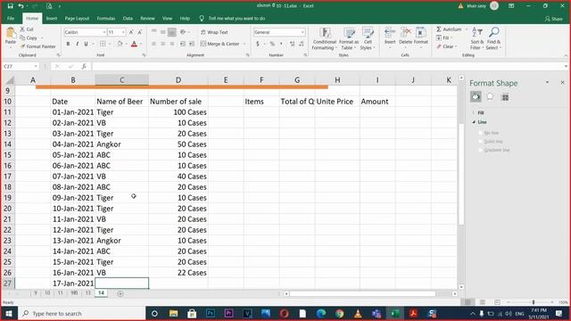 Exercise Excel 2019 Beginner and Advanced смотреть онлайн
