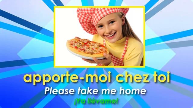 Je suis une pizza - I am a pizza English and Spanish subtitles