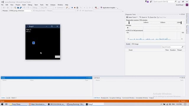 Simple Pong Game in C# with source code | Source Code & Projects смотреть онлайн