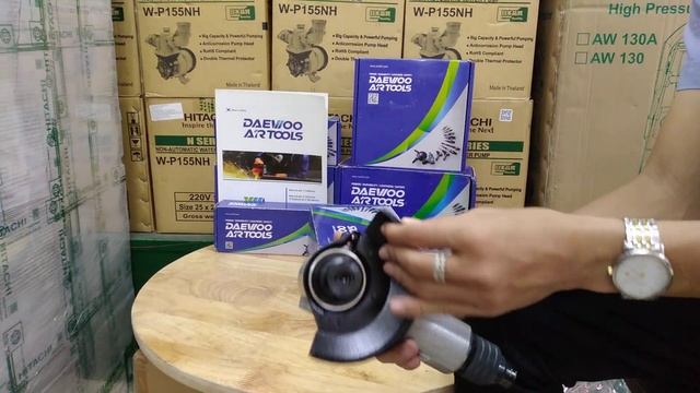 Review Máy mài hơi 100mm giá rẻ, Máy chuẩn Hàn Quốc DAG-100S LH:0888936279 смотреть онлайн