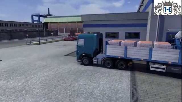 Как DAF xf euro 6 с шестиколесным шасси тянул 75 тонн (ETS2MP) смотреть онлайн