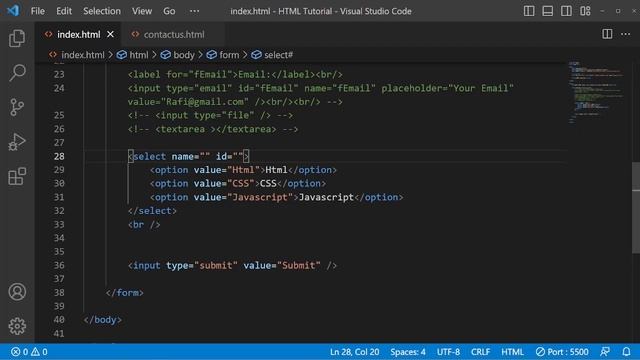 HTML Bangla Tutorial #16 Html Advanced Form with Input || option || select and radio button смотреть онлайн