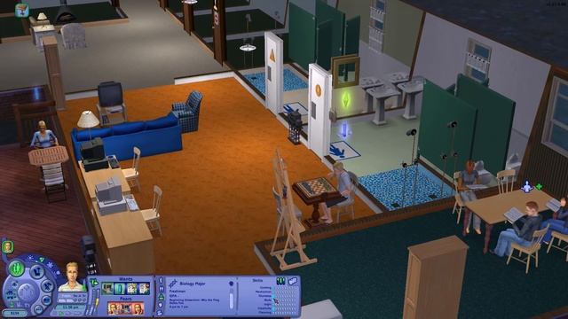 The Sims 2: Let's Play Pleasantview | Ep16/1 | Sim State University (Gen 1) смотреть онлайн