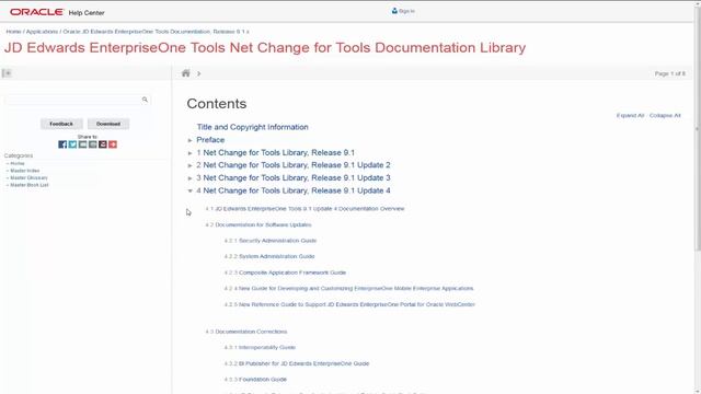 JD Edwards Documentation Libraries смотреть онлайн