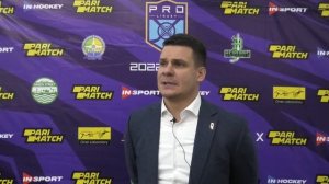 Главный тренер ХК "Арлан" - Павел Валентенко, после матча Бейбарыс - Арлан