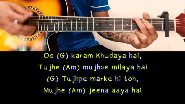 Tere Sang Yaara | Rustom | Atif Aslam | Guitar Chords Tutorial | Easy Notes смотреть онлайн