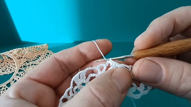 Ажурный воротник крючком. Первая часть. Крючок для начинающих. смотреть онлайн