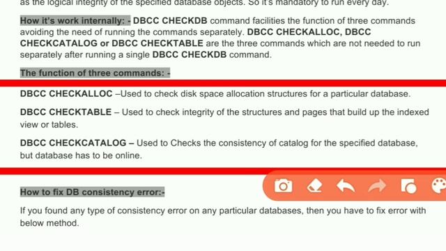 DBCC CHECKDB consistency FUNCTIONALITY || DBCC CHECKDB INTERNAL FLOW PROCES ON DATABASE. смотреть онлайн