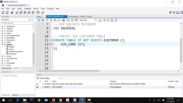 CMTC 284 Introduction to SQL 3/15 Part 1 смотреть онлайн