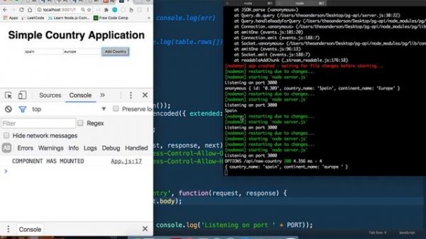 ReactJS and PostgreSQL: Full Stack Application