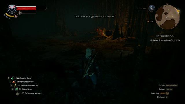 Witcher 3 - guy teaching 2 trolls how to swear FUNNY (GERMAN) смотреть онлайн