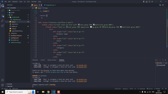 ReactJS Pagination with Tailwind CSS смотреть онлайн