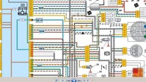 СХЕМА ВАЗ 2105 - 07 ПРЕД №1 И №5 ОБОГРЕВ ЗАДНЕГО СТЕКЛА