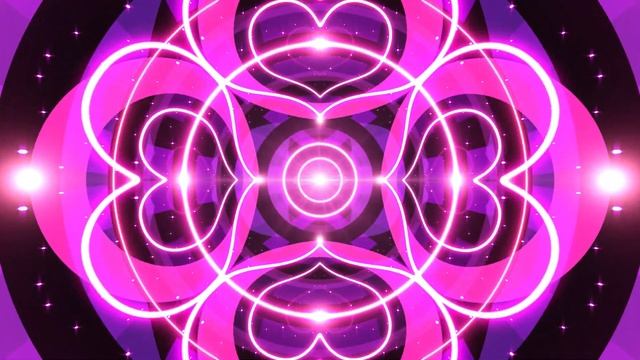 Free Stock Background - Fancy Neon Pink Heart смотреть онлайн