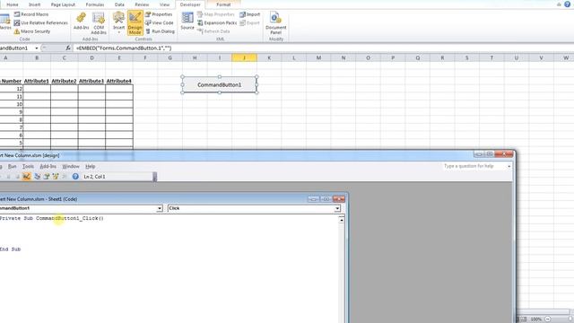 Creating a Macro in Excel which will add a new column смотреть онлайн