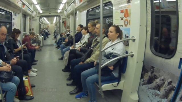 Поезд метро «70 лет Великой Победы» // 2016 смотреть онлайн