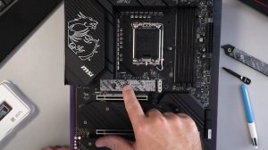 How To Install an NVME M.2 SSD on MSI MPG Z690 Carbon WiFi Motherboard