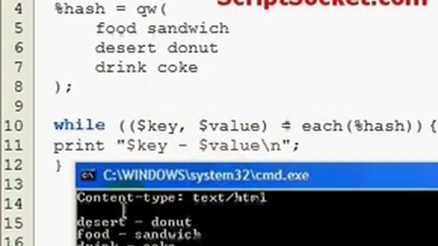 Perl Tutorial 15 - Looping Hashes: keys, values, each смотреть онлайн