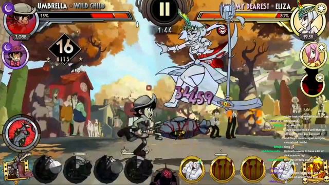 [Skullgirls Mobile] Favorite Umbrella Combo/Movesets смотреть онлайн