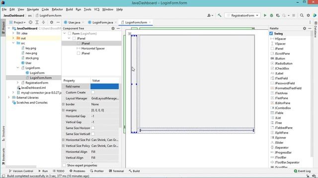 Create Login and Registration Forms Using Java, MySQL and IntelliJ IDEA смотреть онлайн