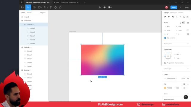 Faça um Background gradiente [Interativo] - @Figma tutorial смотреть онлайн