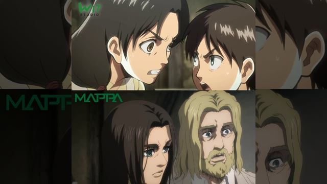 MAPPA Vs Wit Studio Animation Comparison With Same Scene Of Attack On Titan | Shingeki No Kyojin