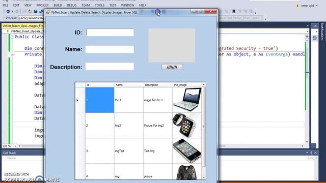 VB.Net - How To Insert Update Delete Search Display Images From SQL SERVER Database +Code Part 3/7 смотреть онлайн