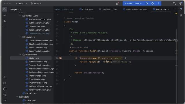 Код ревью участника Laravel комьюнити CutCode смотреть онлайн