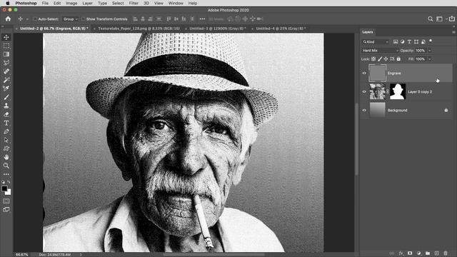 This Magic Texture Creates An Engraved Money Effect In Photoshop!