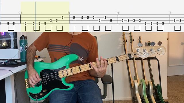 Nirvana - Lithium Bass Cover (With Tab) смотреть онлайн